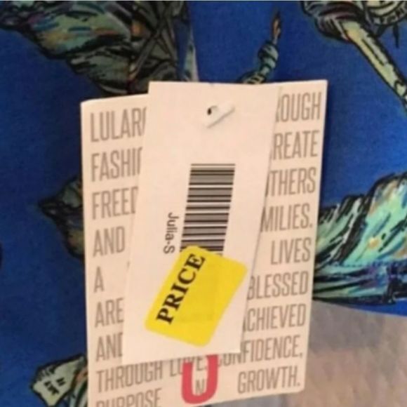 NWT Lularoe S Julia! Statue of Liberty - Picture 5 of 7